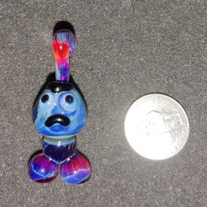 Goomba glass pendant